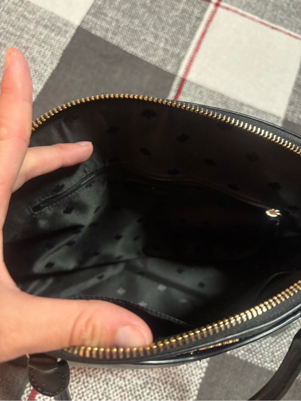 Kate Spade New York Black Saffiano Dome Satchel - Picture 8 of 15